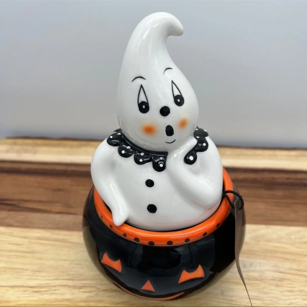 Johanna Parker Carnival Cottage Ghost Canister - Picture 2 of 3